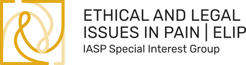 Ethical and Legal Issues in Pain SIG Logo