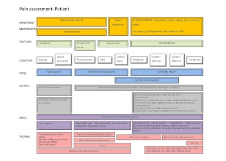 David Young Pain assessment patient