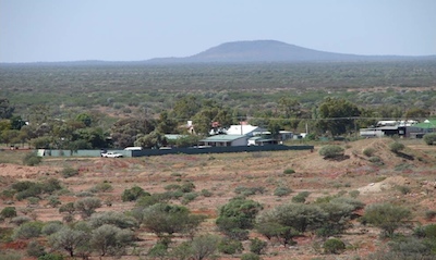Country in one of the remote areas in Australia