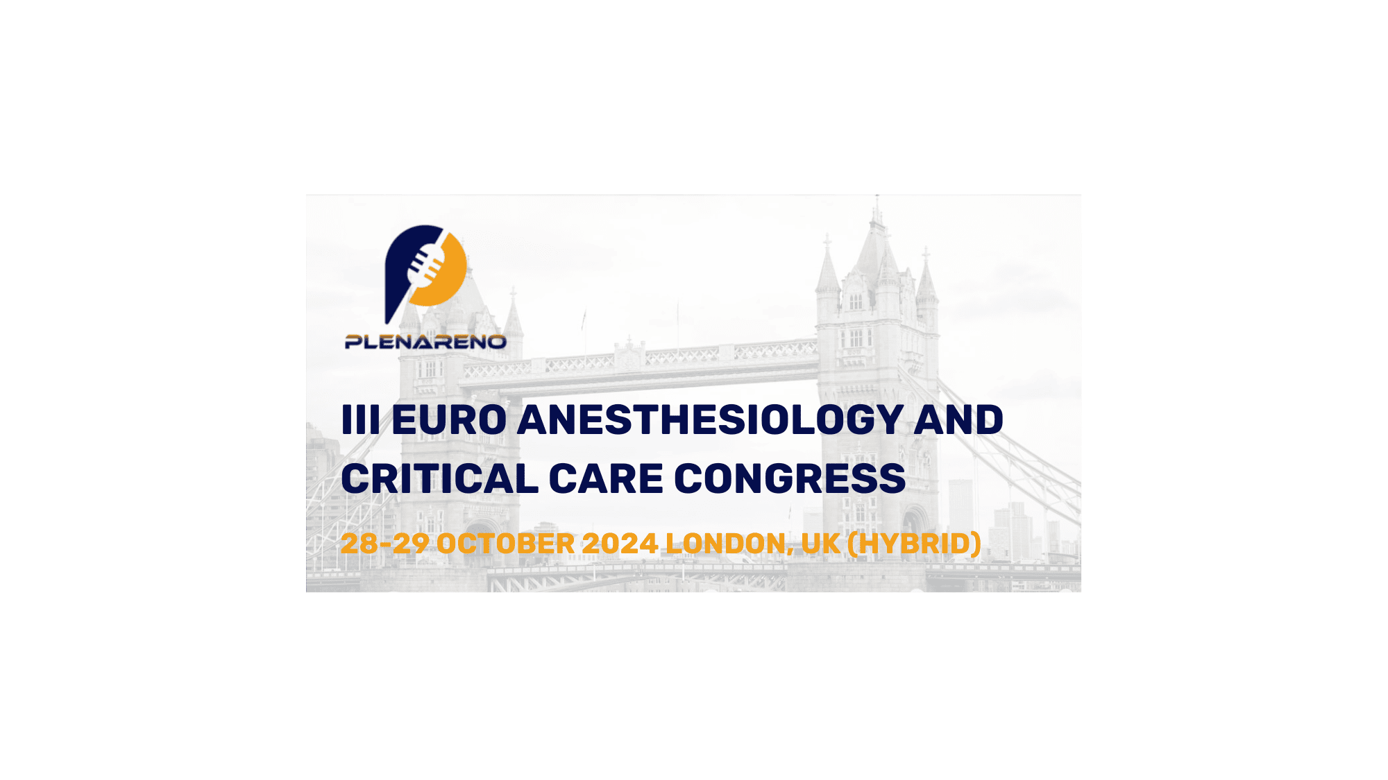 3rd Euro Anesthesiology and Critical Care Congress (EACCM 2024