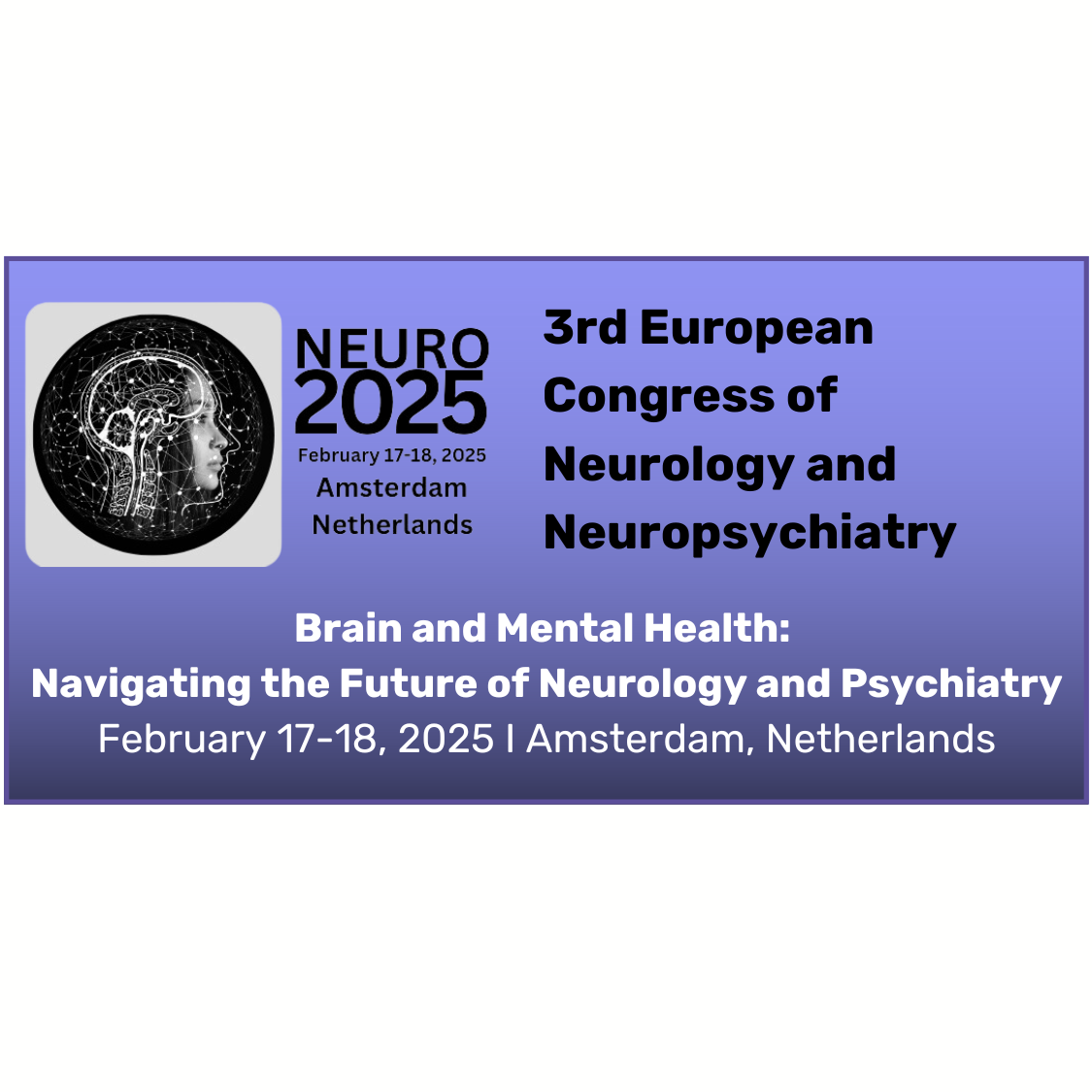 _3rd European Congress of Neurology and Neuropsychiatry