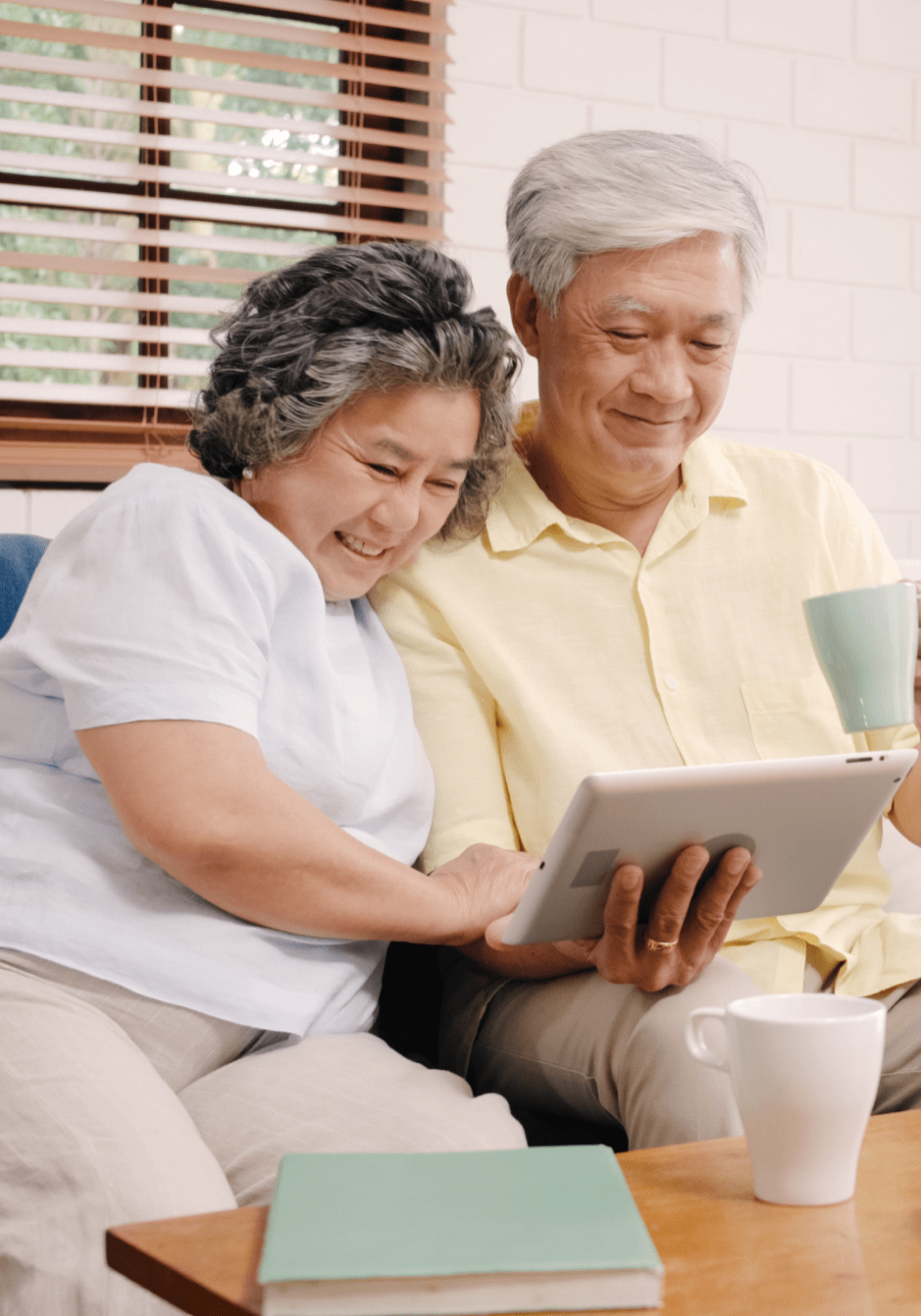 Elderly Couple on Tablet